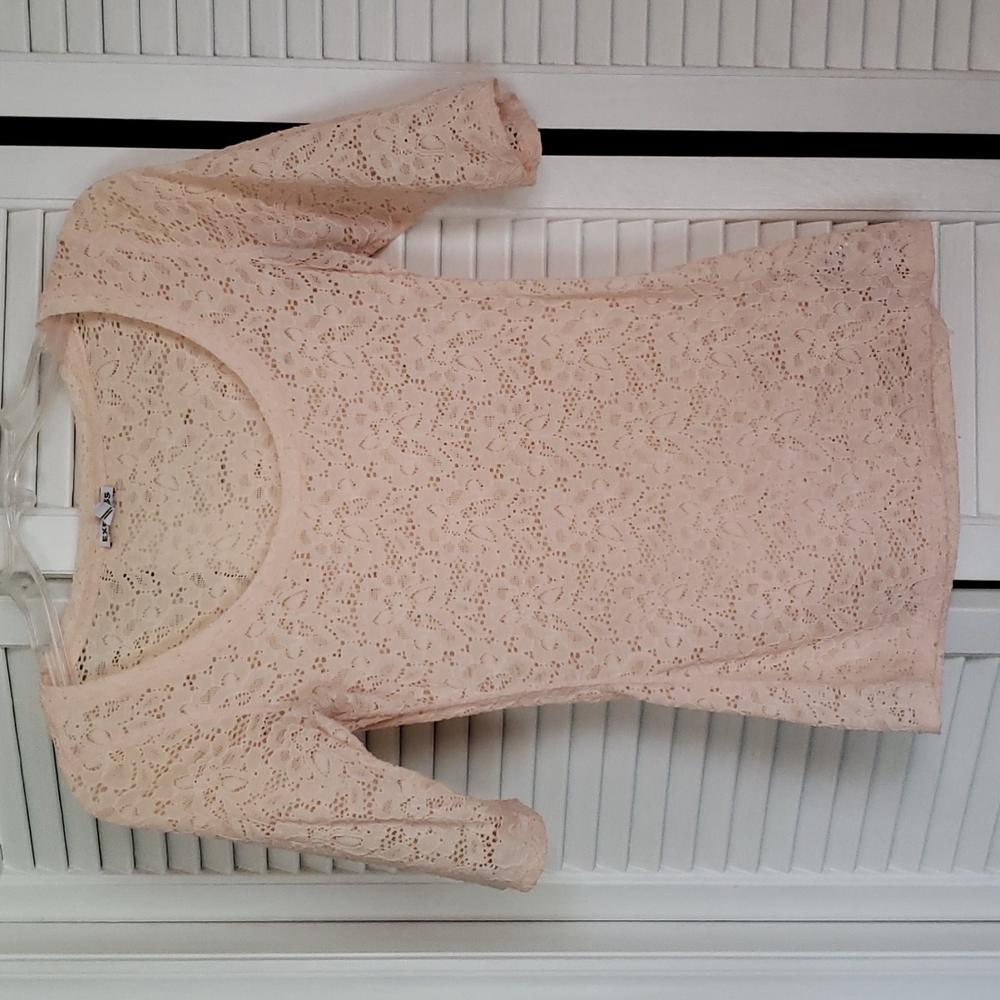 Express sheer lace top